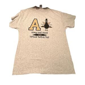Port & Company‎ men’s T Shirt Size L gray West Point